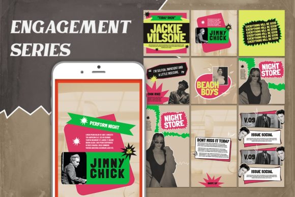 Download Engagement Instagram Templates - Engagement Collection