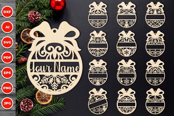 Download Christmas Ornament Laser Cut Svg Bundle9 - Premium Resources