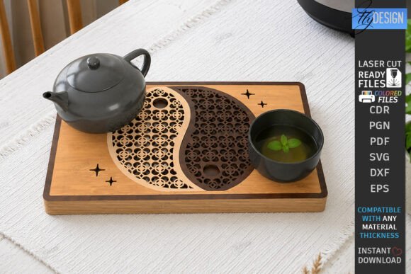 Download Gongfu Tea Tray Laser Cut | Tea Ceremony - Ceremony Collection